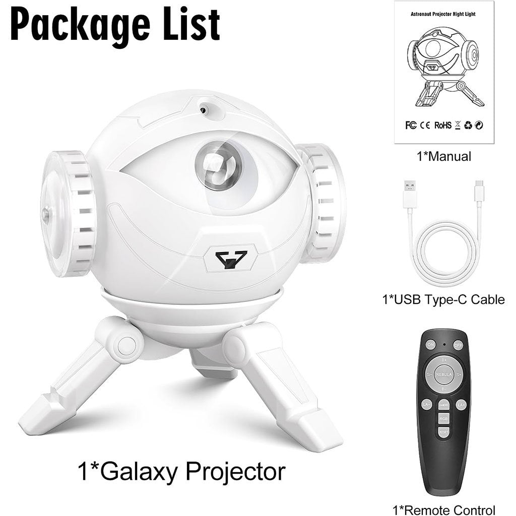 Projecteur Galaxie Astronaute réglable à 360° avec télécommande image 1