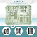 Kit Manucure 30 Pièces en Acier Inoxydable – Étui Luxe et Soin Complet image 0