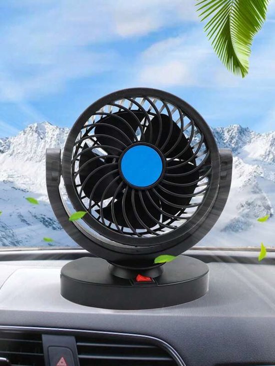 Ventilateur Voiture 12V Compact – Silencieux & Rotatif 360° image 7