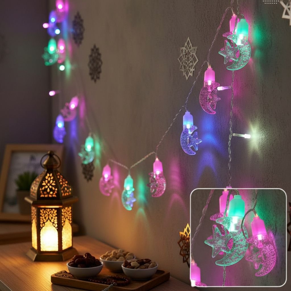 Guirlande LED RGB Multicolore 3 m – Éclairage Décoratif Festif et Moderne image 3