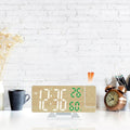 Horloge Numérique de Bureau avec Projection et Capteurs Température & Humidité – Jiqoe image 0