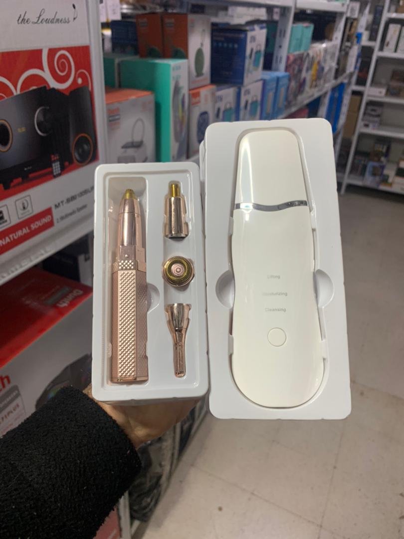 Pack Beauté 2-en-1 – Purificateur Ultrason + Rasoir Électrique 4-en- image 4