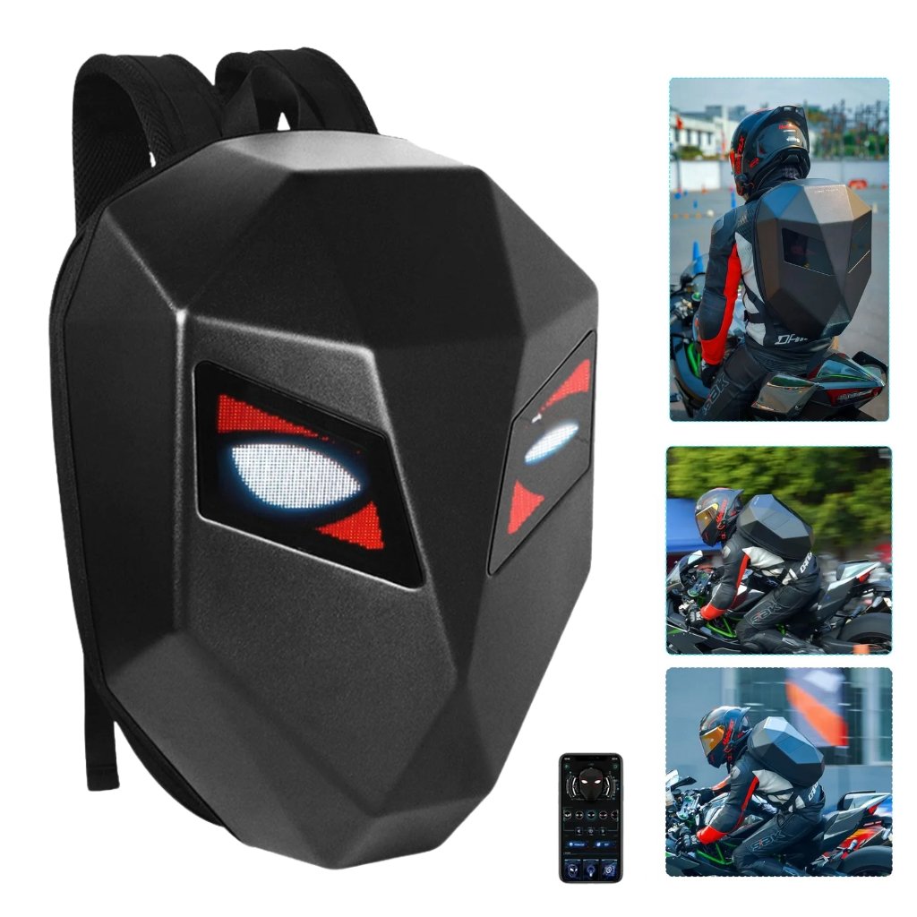 Sac à Dos Moto LED Intelligent – Personnalisable, Robuste & Extensible image 0