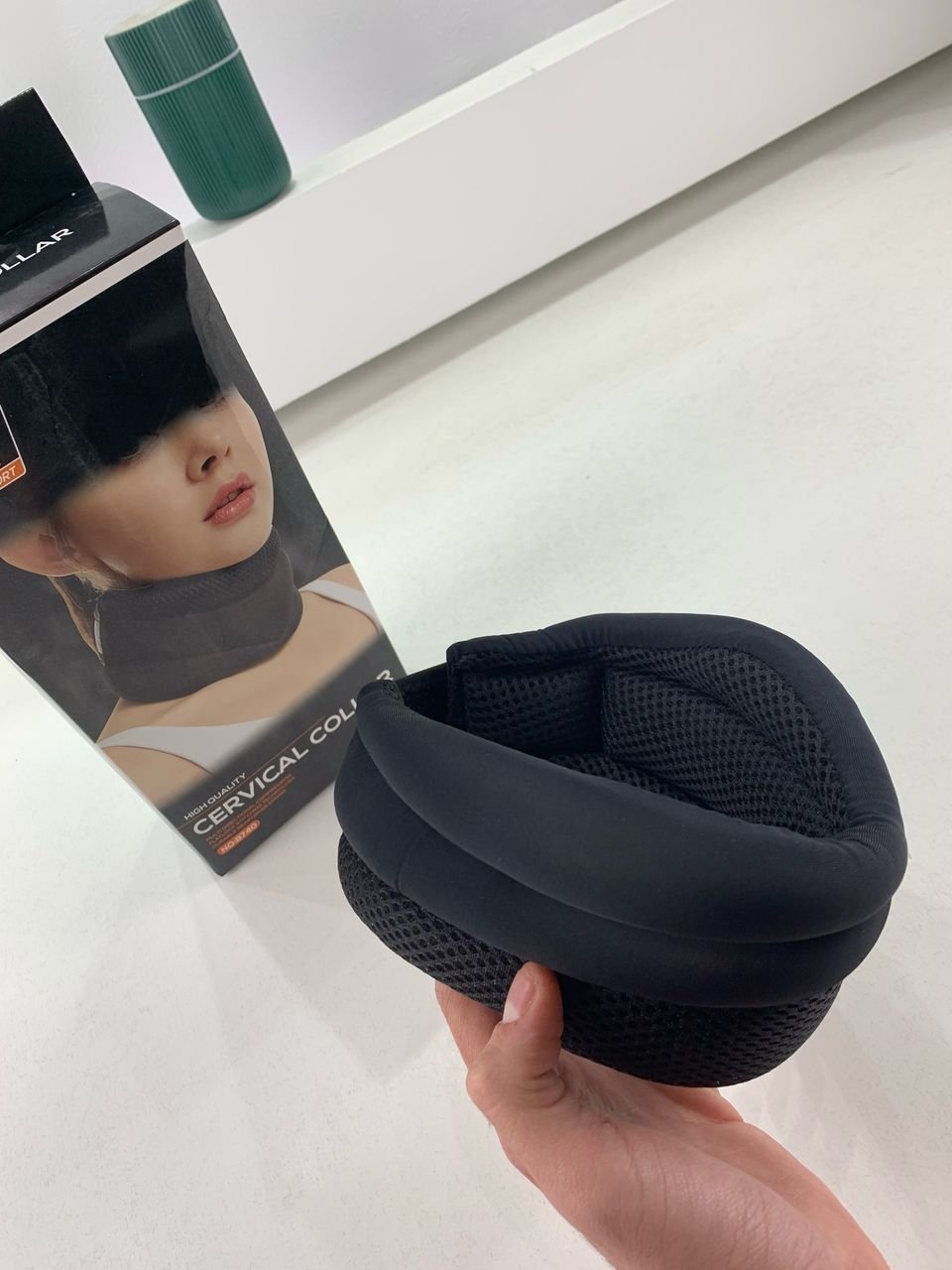 Collier Cervical Ergonomique Réglable pour Posture et Soulagement du Cou دعامة عنق مريحة قابلة للتعديل لتصحيح الوضعية وتخفيف الألم image 4