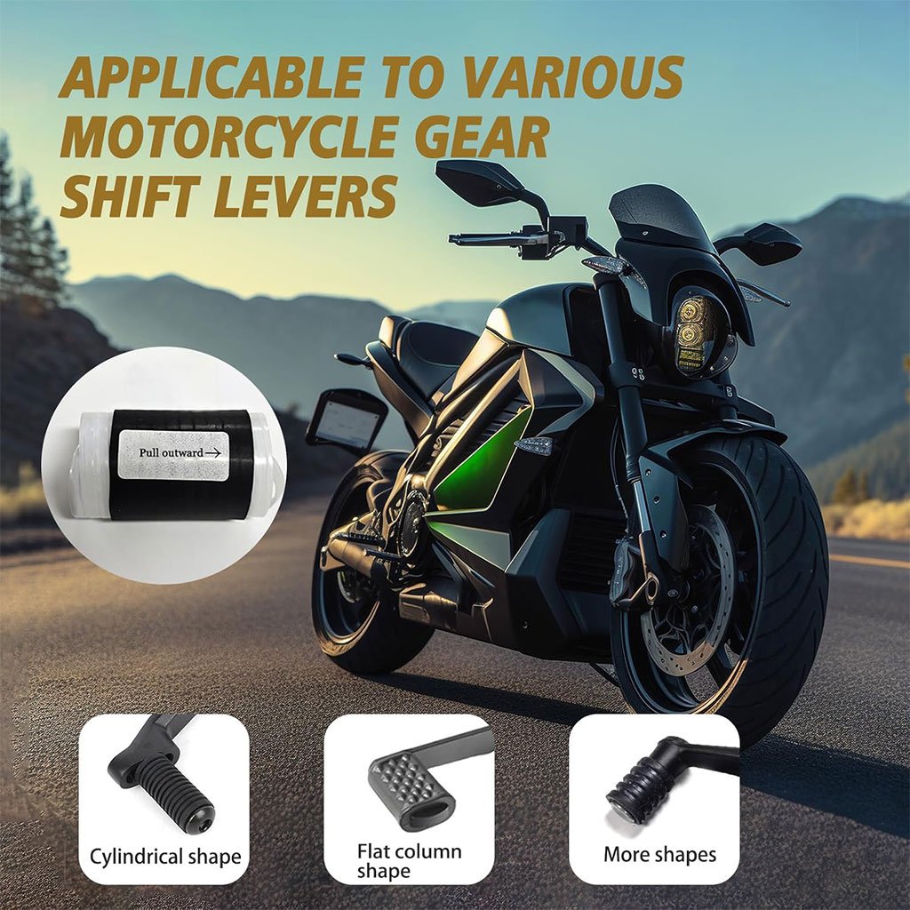 Protège sélecteur de vitesse moto en silicone image 4