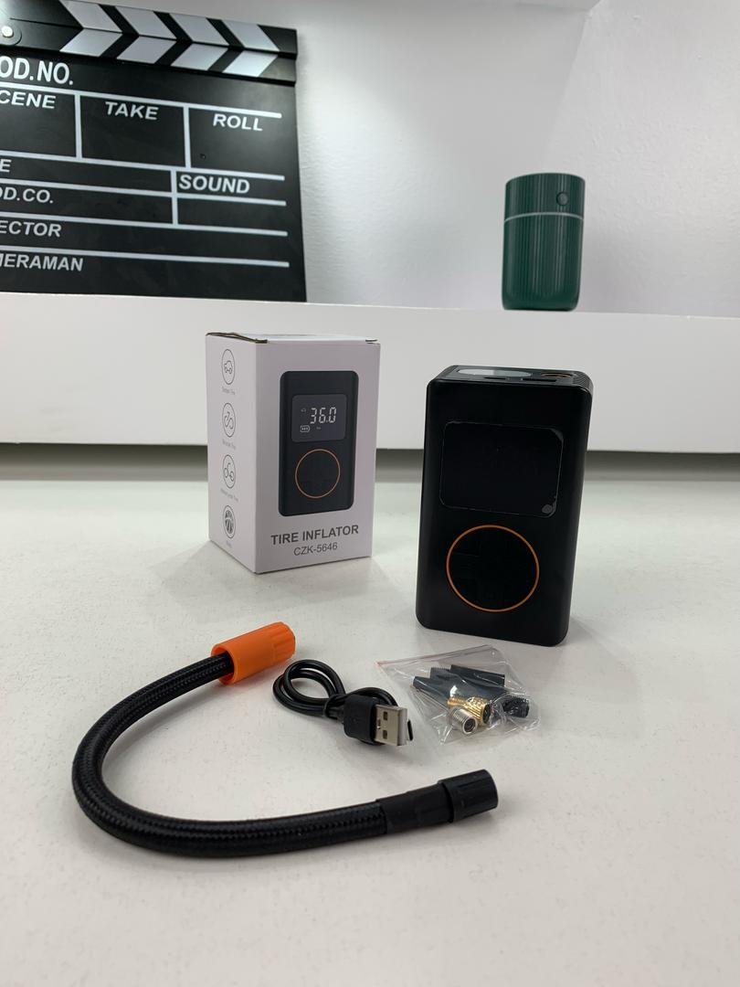 Compresseur d’air pour pneus de voiture avec manomètre numérique image 4