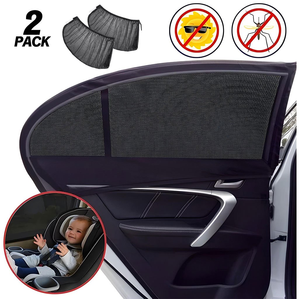 Pare-Soleil Latéral Voiture en Maille Nylon – Protection Double Couche image 3
