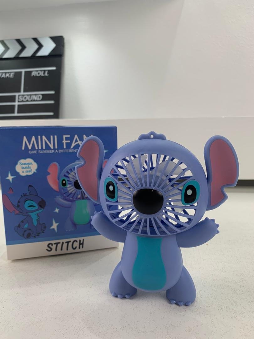 Mini Ventilateur Portable Stitch – USB & Design Mignon image 5