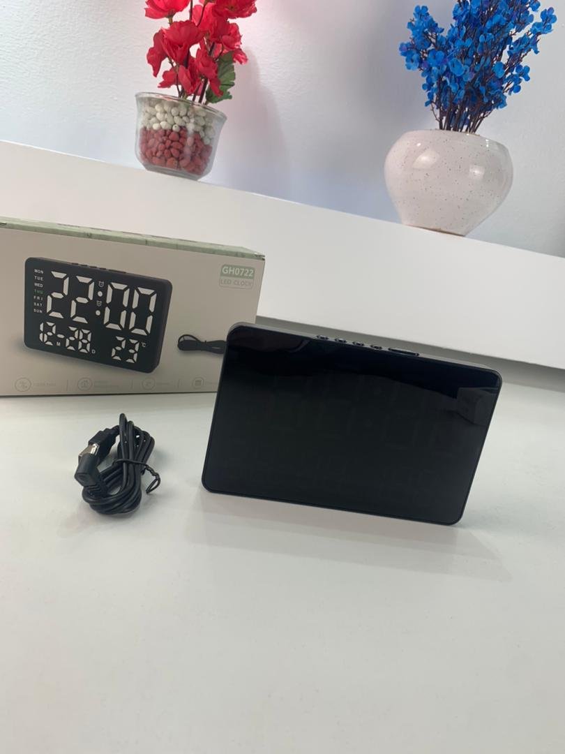 Réveil Numérique LED 7,2" avec Double Alarme et Température image 3