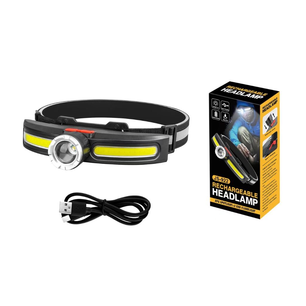 Lampe Frontale LED Rechargeable COB – مصباح رأس قابل للشحن image 1