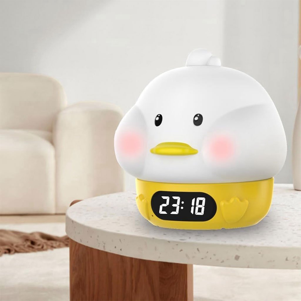 Réveil Enfant Tactile LED avec Double Alarme & Lumière Anti-Stress image 2