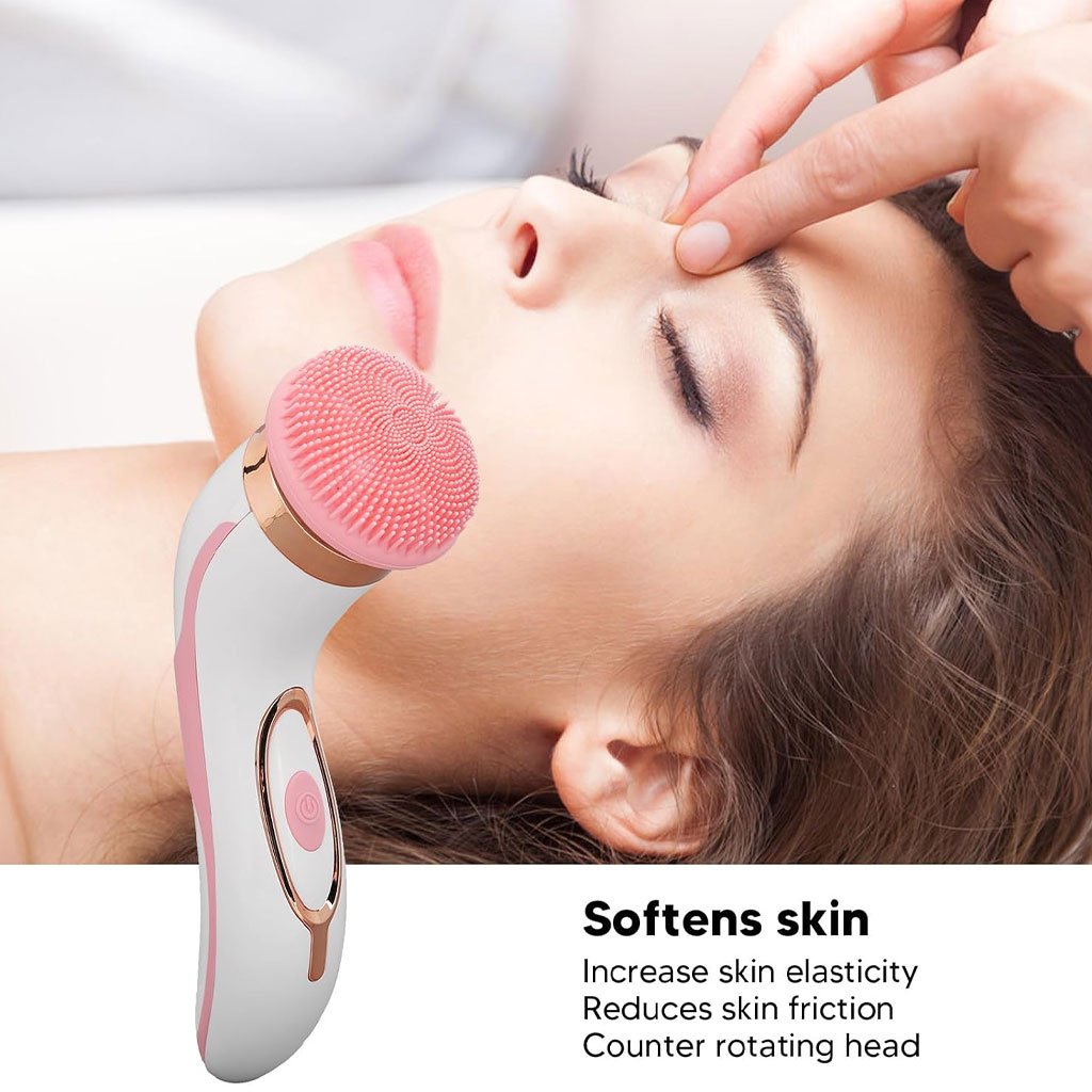 Brosse Nettoyante Visage Électrique à Micro-Vibrations Étanche – فرشاة تنظيف الوجه image 9