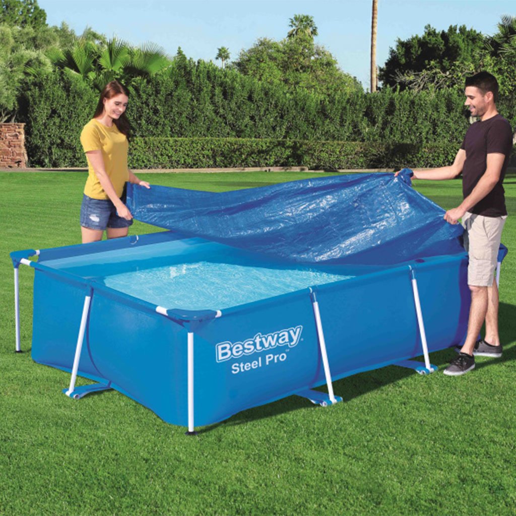 Bâche de Piscine Rectangulaire 259 x 170 cm en PE Bestway 58105 – غطاء مسبح مستطيل بولي إيثيلين image 0