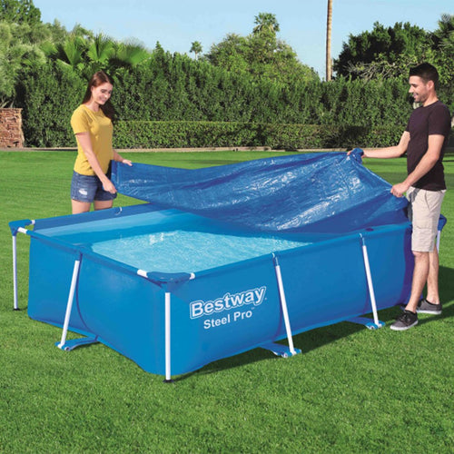 Bâche de Piscine Rectangulaire 259 x 170 cm en PE Bestway 58105 – غطاء مسبح مستطيل بولي إيثيلين image 0
