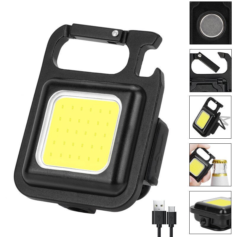 Mini Lampe de Poche LED COB – Ultra Compacte et Rechargeable 400LM image 0