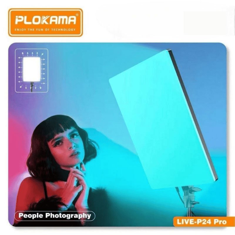 Éclairage LED RGB Professionnel pour Créateurs – Plokama LIVE-P24 Pro 80W image 1