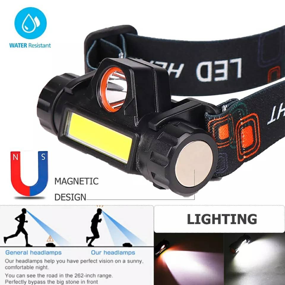 Lampe Frontale LED Compacte 6 Modes – Rechargeable et Étanche image 3