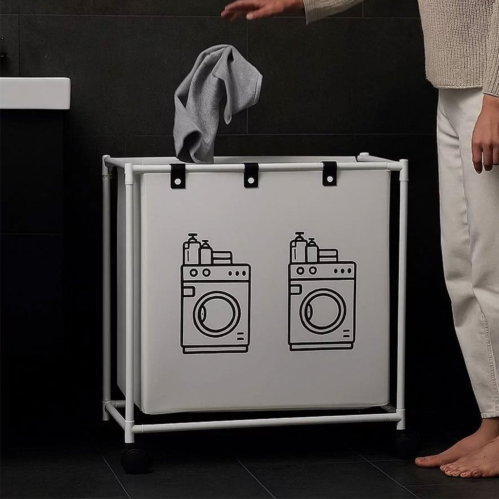 Panier à Linge Mobile – Pratique, Élégant et Spacieux image 6