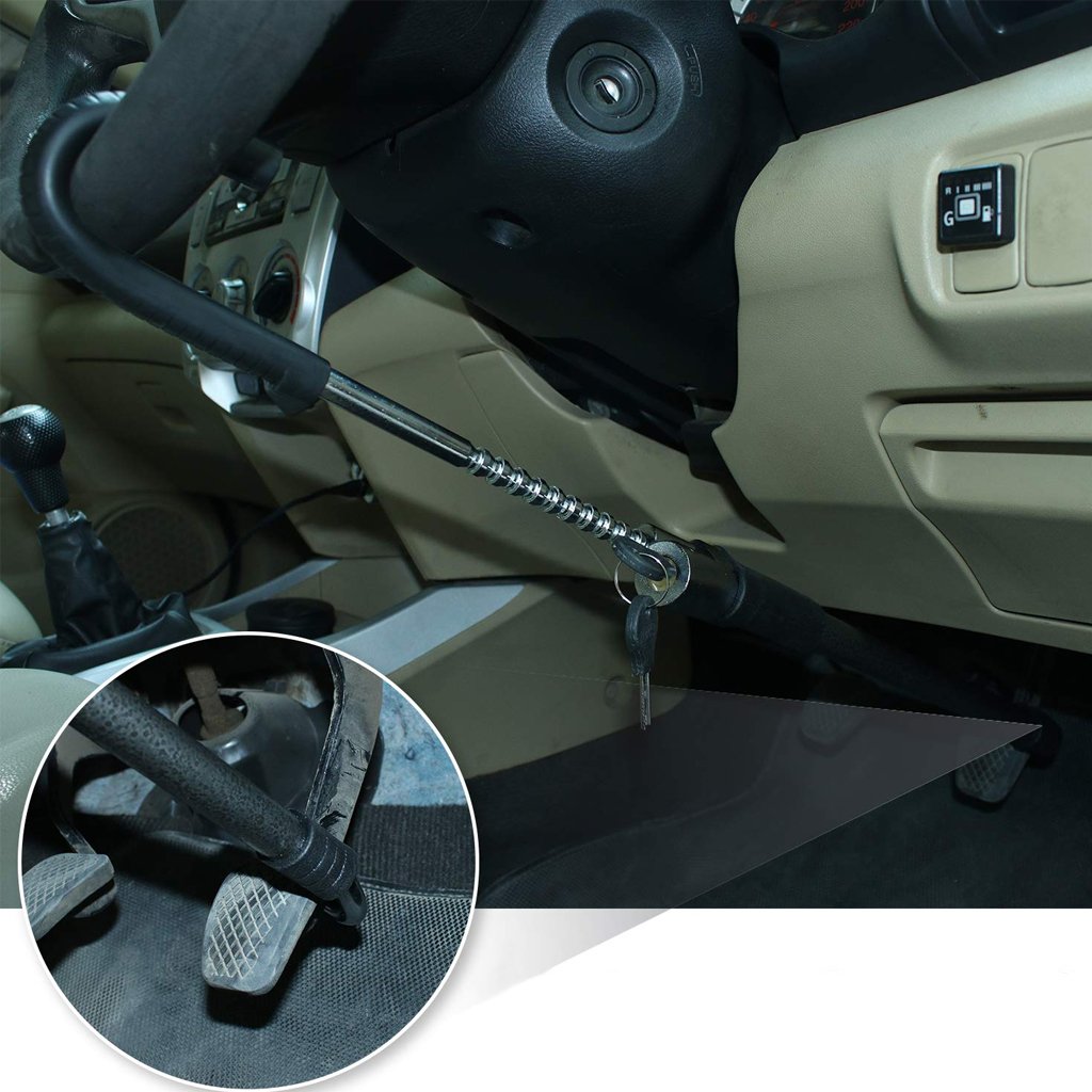 Antivol de Volant Télescopique en Acier – Sécurité Renforcée pour Voiture, Camion ou Bus image 3