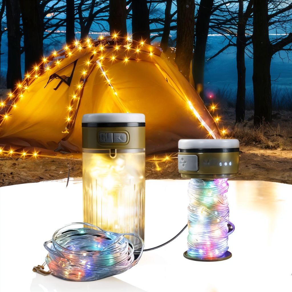 Guirlande LED Rechargeable 4-en-1 Étanche IPX4 سلسلة أضواء  قابلة لإعادة الشحن مقاومة للماء image 0
