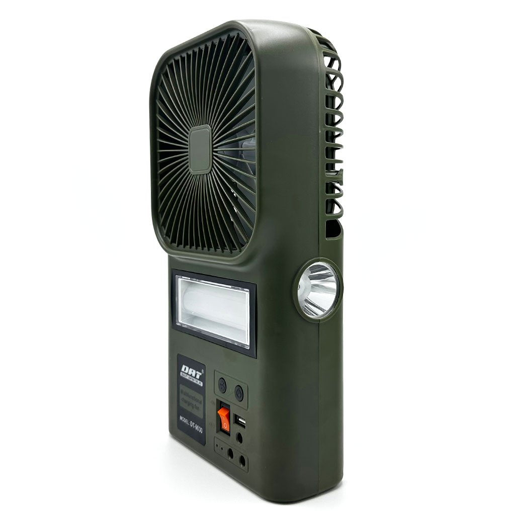 Kit Ventilateur et Lampe Multifonction avec Panneau Solaire , Idéal pour les Sorties et Coupures de Courant image 3