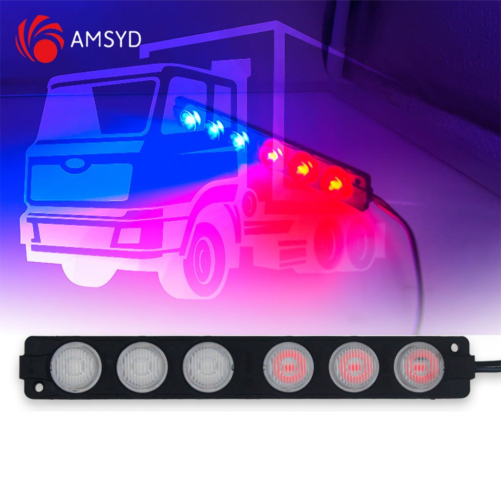Barre Lumineuse LED Bicolore pour Véhicule – Signalisation Puissante et Efficace image 0
