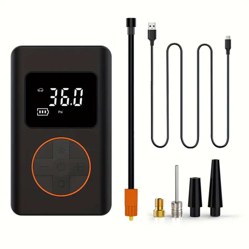 Compresseur d’air pour pneus de voiture avec manomètre numérique image 5
