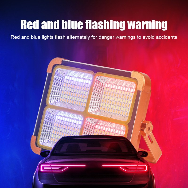 Projecteur LED étanche Rechargeable 4 modes D'éclairage Power-Bank 1000W image 2