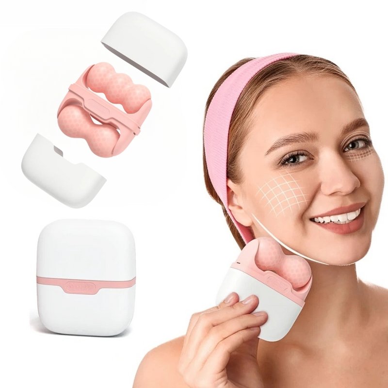 Rouleau Glace Visage 2 en 1 – Massage Effet Froid Sans Aiguilles image 0