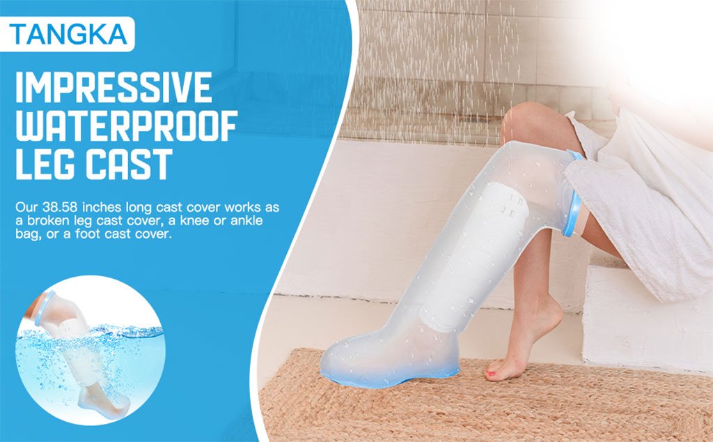 Protection Étanche pour Plâtre et Pansements – Couvre-Brace ou Jambe pour Douche et Bain image 6