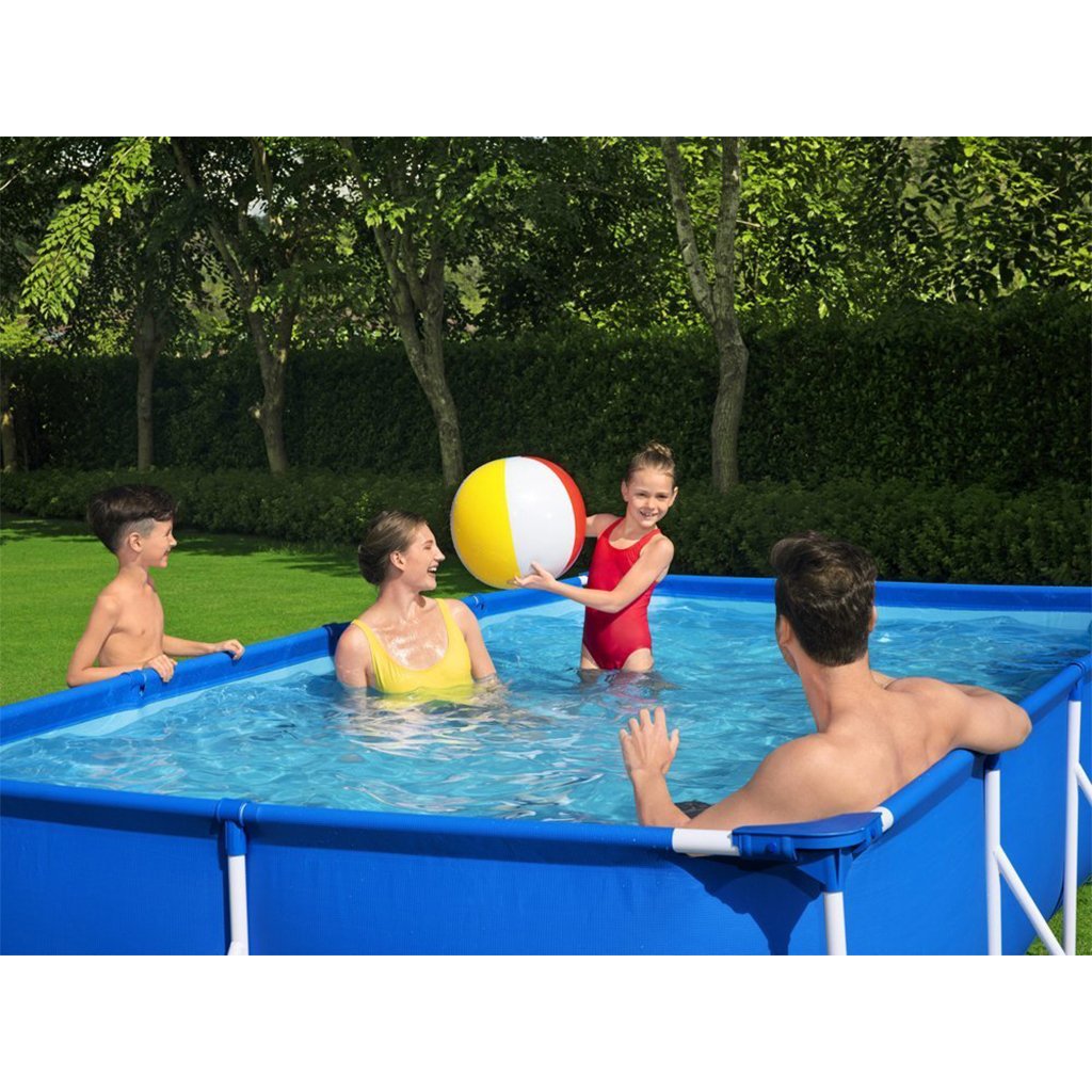 pack piscine rectangulaire Bestway 400 x 211 x 81 cm + pompe + filtre + kit de reparation et autre image 3