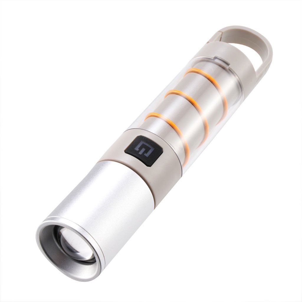 Lampe Torche Zoomable 800 Lumens avec Mode SOS et Abat-Jour Tente image 0