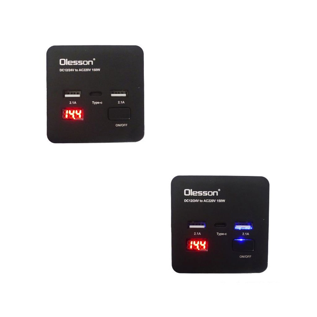 Onduleur Voiture 150W avec USB & Type-C – Multi-Protection 12V image 4