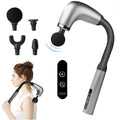 Pistolet de Massage poignée allongée avec 4 têtes – Soulagement Rapide et Design Ergonomique image 0