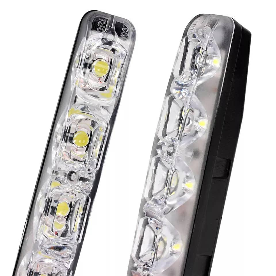 Feux de jour anti-brouillard Haute Puissance pour Voiture – 6 LED Blanches 6000K image 4