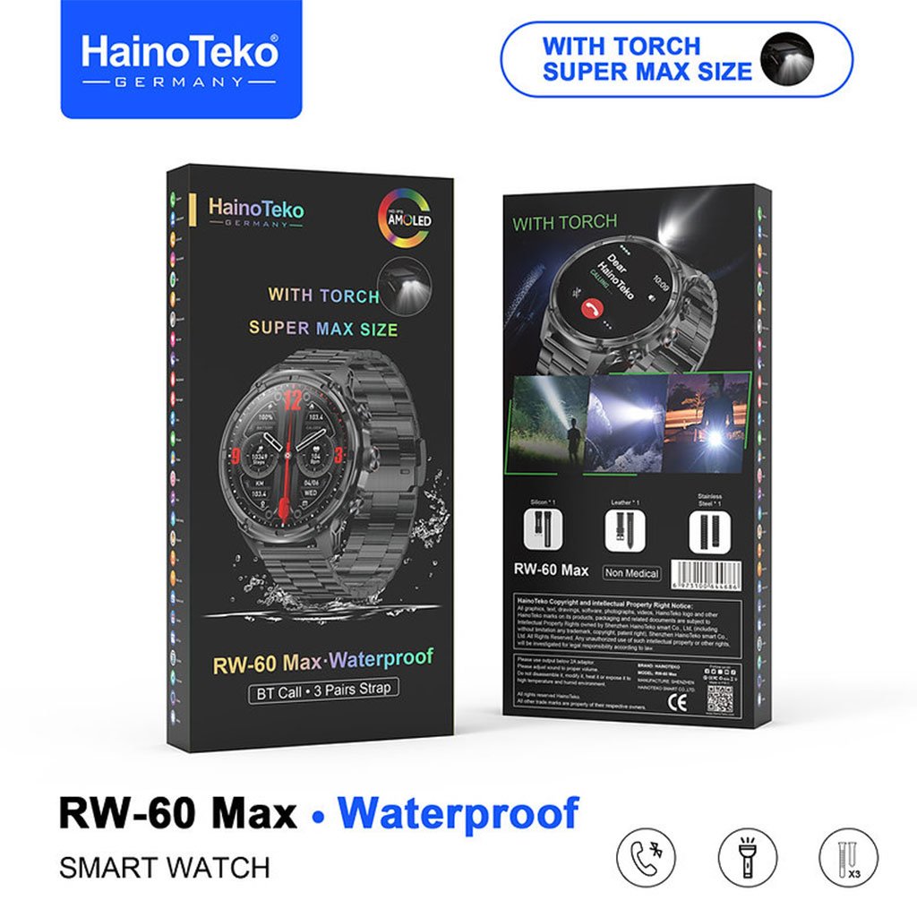 Montre connectée Haino Teko RW-60 Max – puissance XL et élégance absolue image 6