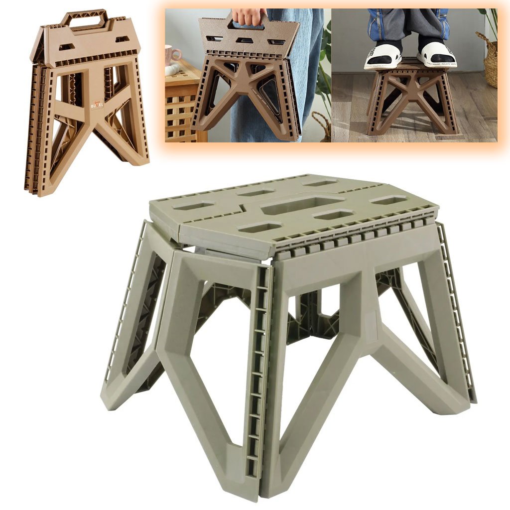 Tabouret Pliable et Portable PM – Idéal pour le Camping, les Sorties et les Activités en Plein Air كرسي قابل للطي والخروج – حجم صغير، مثالي للتخييم والنزهات image 1