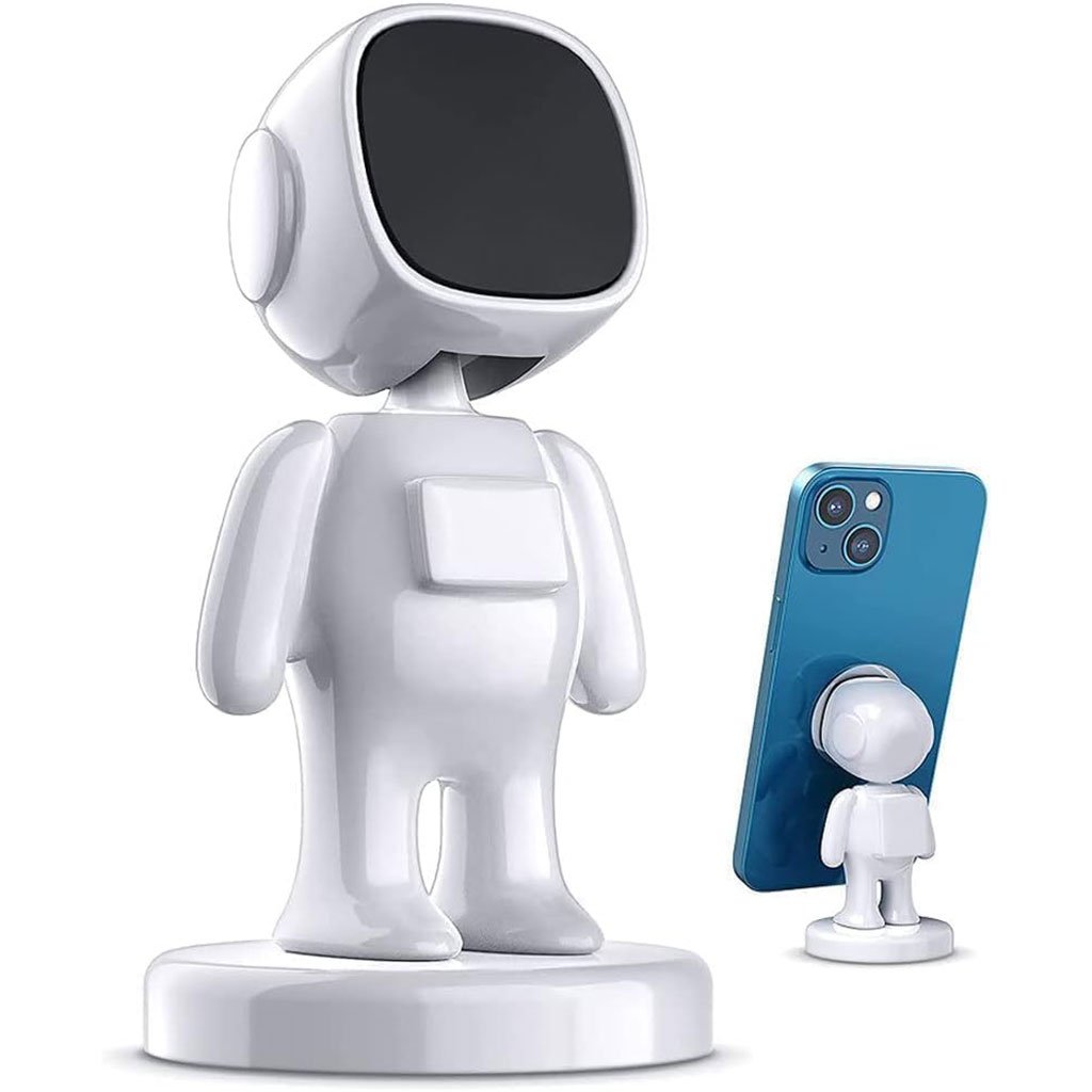 Support Téléphone Voiture Astronaute – Magnétique et Rotatif image 0