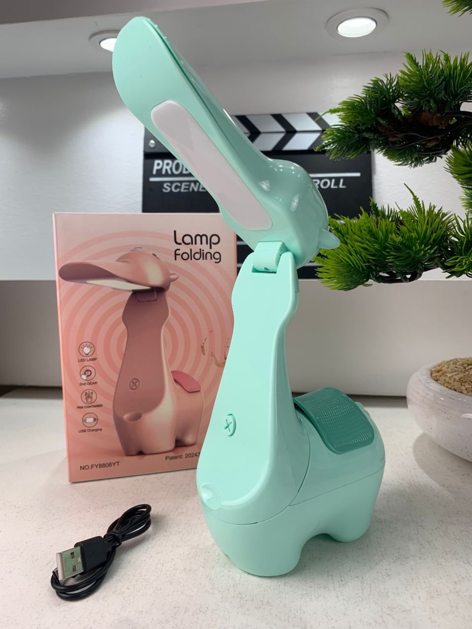 Lampe de Bureau Lama pour Enfants – Éclairage Doux, Apaisant et Organisateur de Bureau image 6