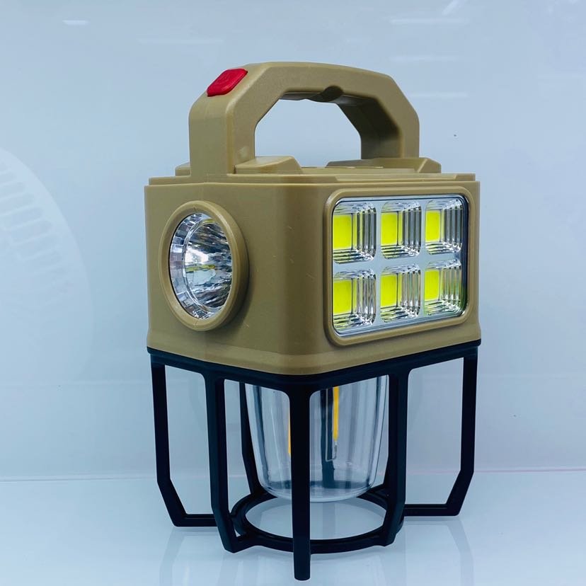 Lanterne de Camping 3 Modes Rechargeable avec Panneau Solaire image 1
