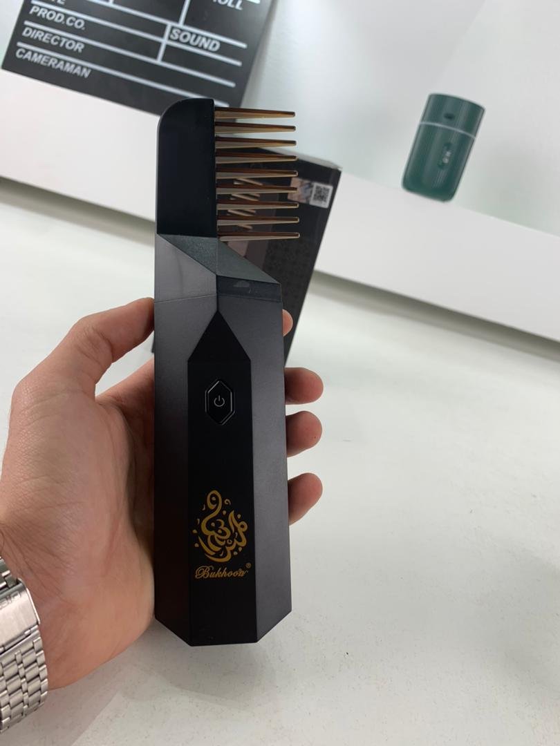 Brûleur d’Encens Électrique 2 en 1 avec Peigne Parfumé Portable Rechargeable مبخرة كهربائية 2 في 1 مع مشط معطر محمول وقابل للشحن image 5