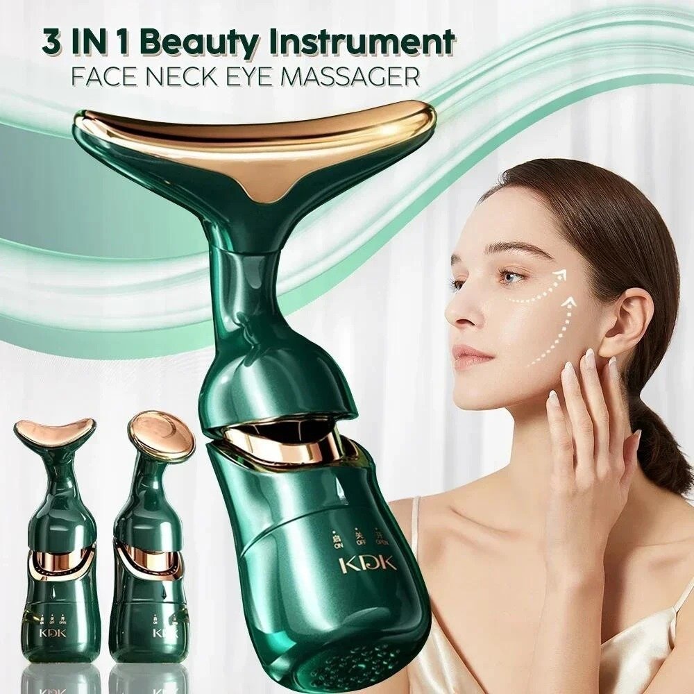 Appareil de Massage et Raffermissement du Visage 3 en 1 – Peau Ferme et Lumineuse au Quotidien image 0
