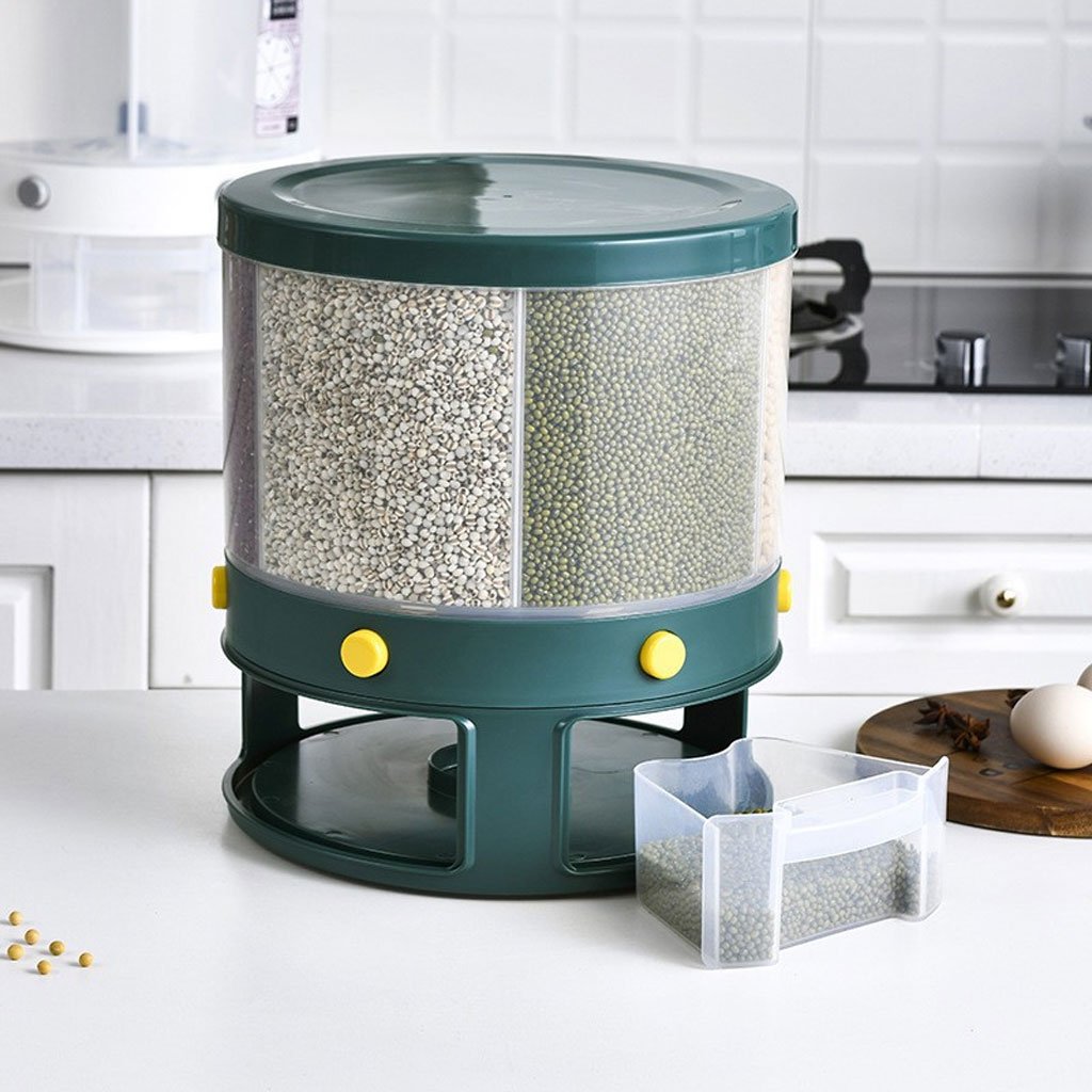 Distributeur Intelligent de Céréales Rotatif 360° – 6 Compartiments, Sans BPA image 9
