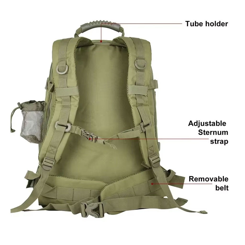 Sac à Dos Tactique 60L Extensible et Résistant – Polyvalent et Confortable image 3