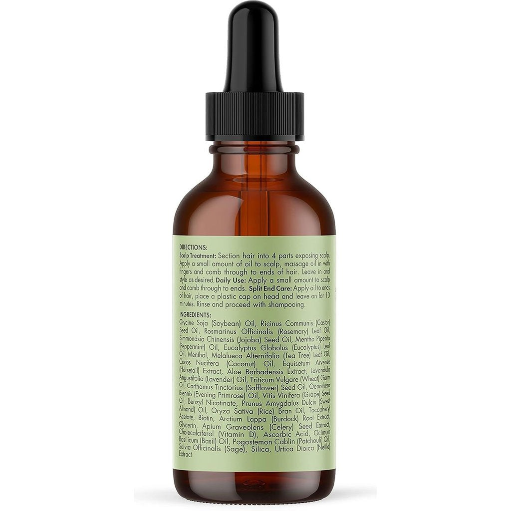 Huile Fortifiante Cheveux & Cuir Chevelu au Romarin et Menthe – Biotine & 30 Huiles Naturelles image 5
