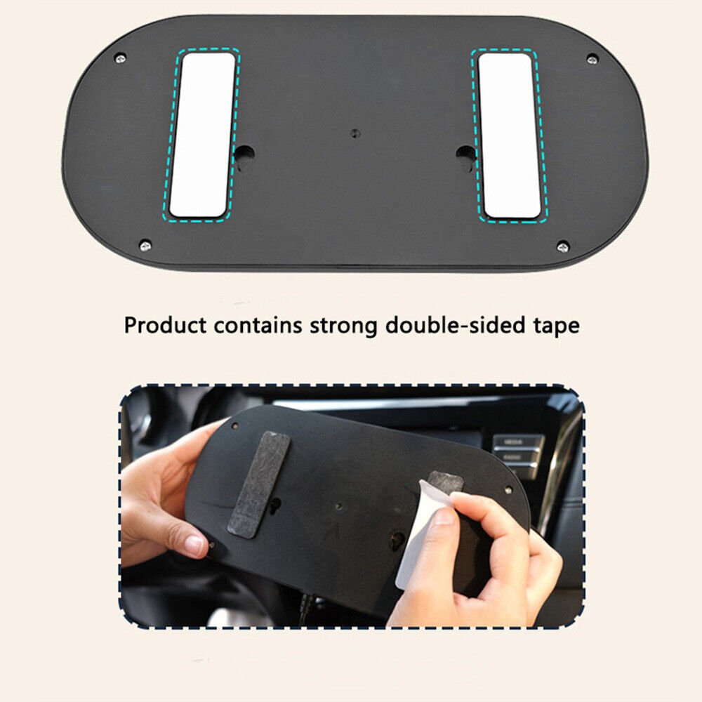Ventilateur Double Tête Voiture USB – 360° Rotatif & 3 Vitesses image 2