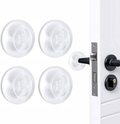 8 pcs Masse-porte adhésif anti-choc et anti-bruit pour murs image 0