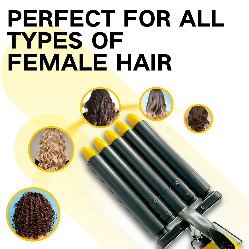 Appareil de Coiffure 3-en-1 – Sèche, Lisse et Boucle en Un Seul Geste