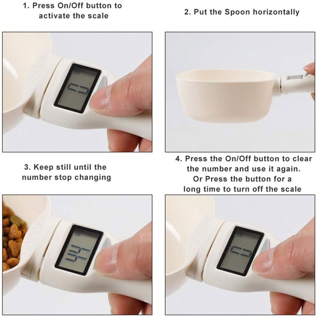 Cuillère Électronique de Mesure pour Animaux et Cuisine – Affichage LED, Multifonction image 3