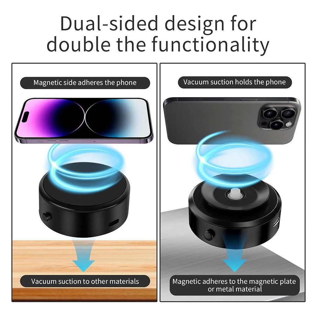 Support Téléphone Magnétique 360° avec Ventouse – 32 Aimants Ultra Puissants image 1